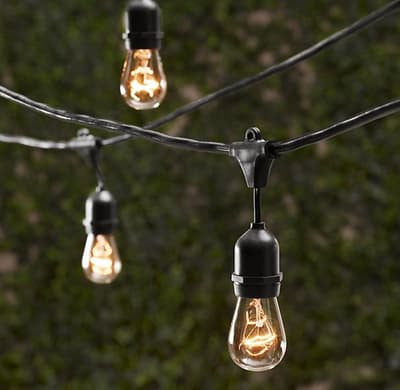 E26 Bistro Patio Lights - Hanging socket