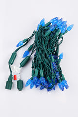 C6 LED String Lights 50 lights (Green Wire) - Click for Colour Options