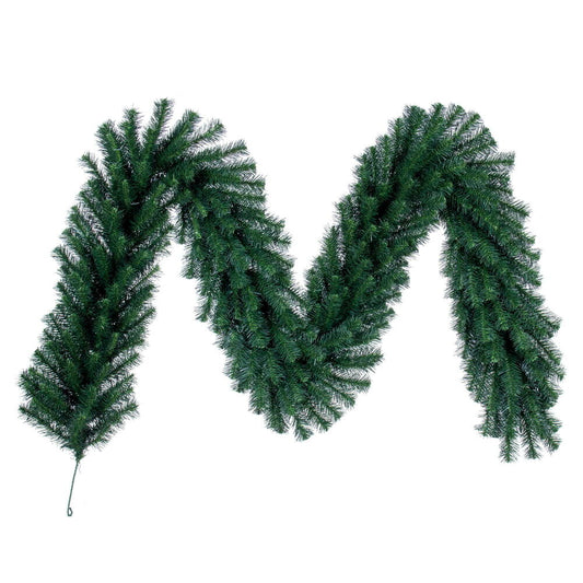 16"x 9'  Douglas Fir Garland - Green (Unlit)