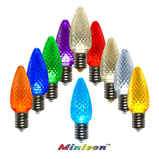 Minleon C9 Led Bulbs (25 Pack)