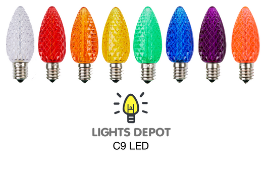 Lights Depot C9 LED Bulbs (25 Pack)