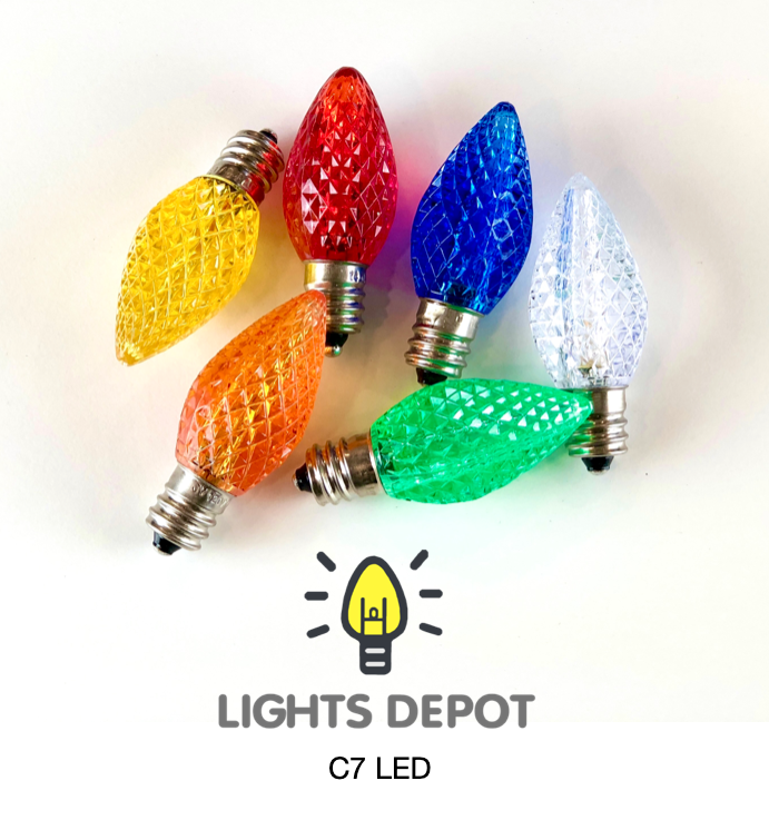 Lights Depot C7 LED Bulbs (25 Pack)