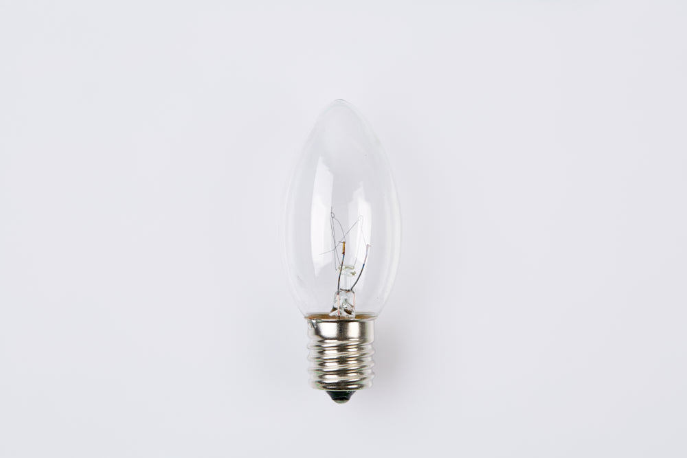 C9 Incandescent Bulbs - Clear
