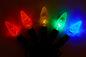 C6 LED String Lights 50 lights (Green Wire) - Click for Colour Options