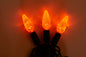 C6 LED String Lights 50 lights (Green Wire) - Click for Colour Options