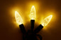 C6 LED String Lights 50 lights (Green Wire) - Click for Colour Options