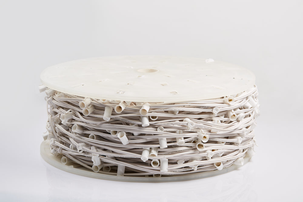 C7 Socket Wire - 12" space (1000 sockets 1000 feet)