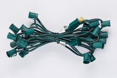 C9 Socket Wire 12" Space 25 Sockets (with plugs)